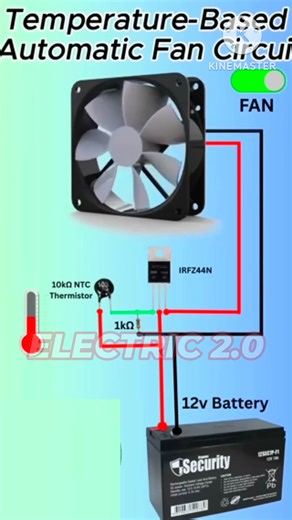 Automatic Temperature Controlled Fan | Electric 2.0