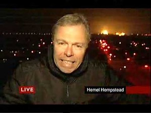 Buncefield Oil Depot Disaster - BBC News at 10 - 11/12/2005