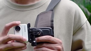 OSMO Pocket 3 Magnetic Backpack Clip Mount 360° Rotation Shoulder Strap Holder Compatible for DJI OSMO Pocket 3 Accessories/GoPro Hero 13/12/11/10/9/8/7/6/5/Insta 360 X4 X3 X2 X ONE RS R GO3