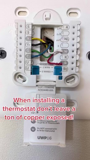 How to Safely Install a Thermostat Without Exposed Copper Wires
