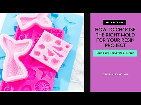 Resin Tutorial 3 of 10: Choosing the right mold for your resin project
