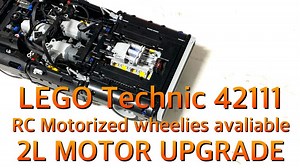 LEGO MOC-43380 LEGO Technic 42111 RC Motorized wheelies avaliable 2L Motor UPGRADE (Technic 2020)