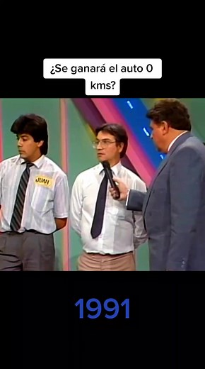 ¿Se Ganará el Auto 0 kms en Sabado Gigante de Chile 1991?