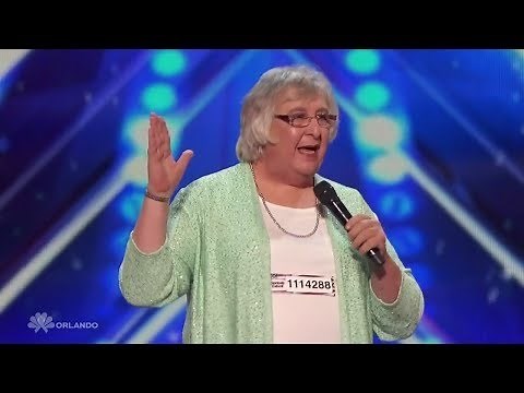 Julia Scotti - Stand Up Comedian | Auditions Week 4 | America's Got Talent 2016 Full Auditions