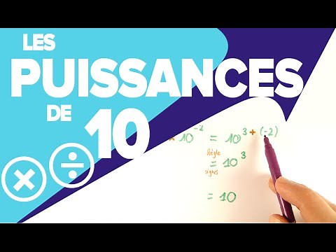 Puissance de 10 - Formule des Multiplications avec Exemple - Mathrix