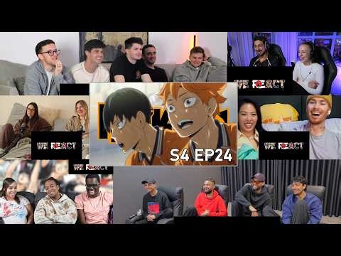 Haikyuu Season 04 Episode 24 | Reaction Mashup
