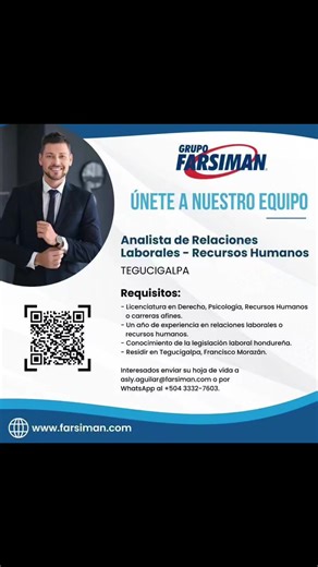 Vacantes en Tegucigalpa | 9 de Marzo 2026 #EmpleoHonduras #empleoshn #Honduras #Tegucigalpa