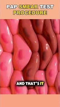 Pap Smear Test Procedure (3D Animation) #papsmear #papsmeartest #smear #smeartest #test #procedure #