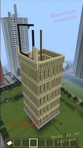 Minecraft Time-lapse: building big ben build #timelapse #minecraft #build #details #fortune #builder