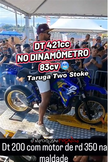 DT 200R Motor RD 350 Transformado em 421cc
