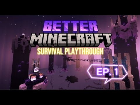 Modded Minecraft Survival Playthrough - BetterMinecraft - Episode #1
