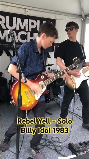 Rebel Yell Solo Billy Idol Steve Stevens #classicrock #billyidol #rebelyell #guitar #nzmusic #solo