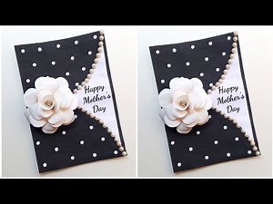 DIY Easy Handmade Mother's Day Card • how to make mothers day card • mothers day card making at home