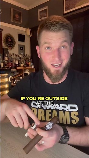 Cigar 101: How to light a cigar with a match 🔥#CigaroftheWeek