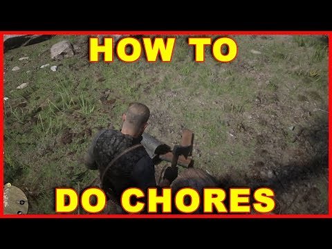 Red Dead Redemption 2: How to Do Chores Around Camp (Tap Water, Chop Wood, etc.)