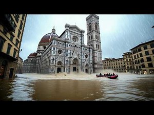 FLORENCE IN CHAOS! Will extreme floods drown iconic landmarks?