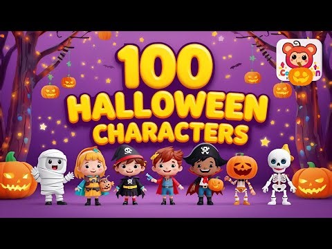 Can You Name All 100 Halloween Characters? 100 halloween characters