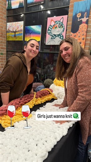 When it’s Girls’ Night Out and the paint flows as freely as the laughs 🎨 🍷 👉Grab your girls and reserve your spots #GirlsNightOut #GNOvibes #PaintAndSip #CreativeNights #WeekendStartsHere | Pinot's Palette