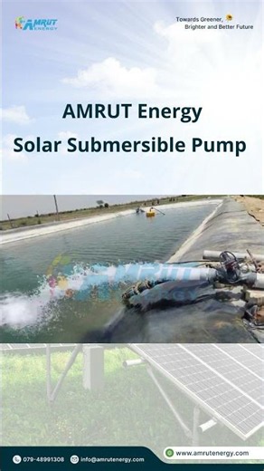 Amrut Energy Solar Submersible Pump in Action | Reliable Solar Irrigation
