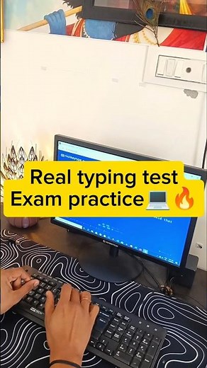 Typing Speed Test Practice | Real Exam Simulation💻🔥