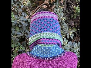 How to knit Jacquard in the round when knitting continental?