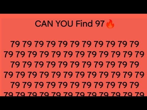 CAN YOU FIND 97 | MIND QUESTIONS | IQ TEST