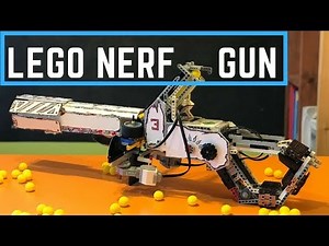 lego nerf rifle (working) out of Mindstorms EV3