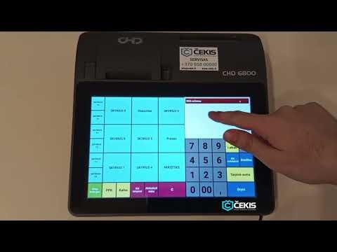 Kaip naudotis CHD 6800 i-EKA kasos aparatu – pilna instrukcija ‪@uabcekis‬. CHD 6800 instrukcija