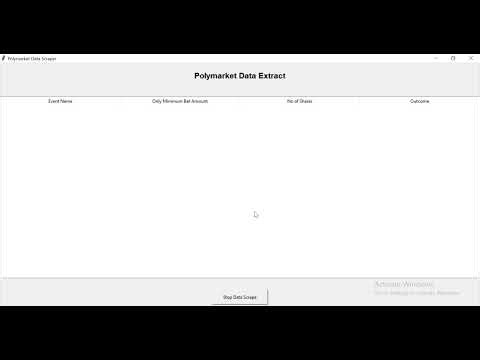 Automating Polymarket Data Extraction Using Python!