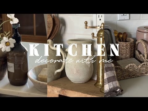 Kitchen Decorate With Me | Spring Kitchen Decor Ideas