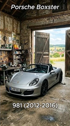 Porsche Boxster (1996-2026) #car #cars #porsche #boxter #porscheboxster #evolution #fyp