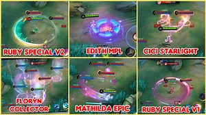 Ruby Ramadan skin, Cici starlight skin, Edith MPL skin and Mathilda epic skin | CrynZo