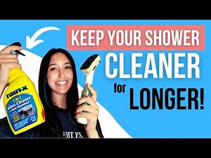 How to KEEP showers clean! 3 Step EASY routine!