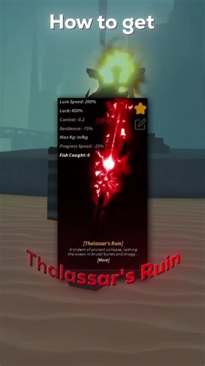 How to get Thalassa’s Ruin in Fisch! | Roblox #Roblox #fisch #fischroblox #tutorial