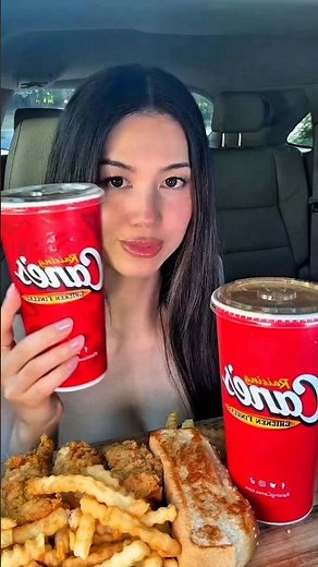 Trying the Most Popular Raising Cane’s Menu Items in One Huge Mukbang! 🍗🔥 ASMR #asmr #raisingcanes