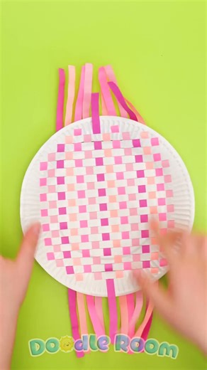 Paper Plate Bag 👜✨ DIY Craft So Cute! 🎀 #DIYForKids