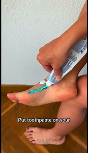 Do you know benefits of putting toothpaste on your feet before bed | DEMIC
