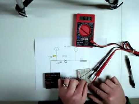 How to find the Forward Voltage drop of an LED