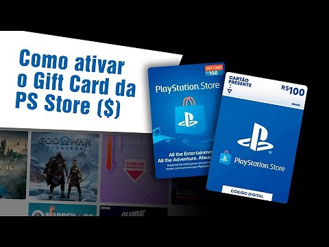 Como ativar e usar o CARTÃO PRESENTE da PSN / PlayStation Store (Gift Card) - resgatar código