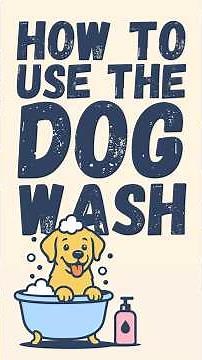 HOW TO: Use the Dog Wash Machine