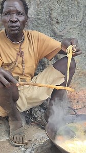 Lunch preparation it's a wild tortoise meat #hadzabelife #hadzabereels #hadzabe | African Life Adventures