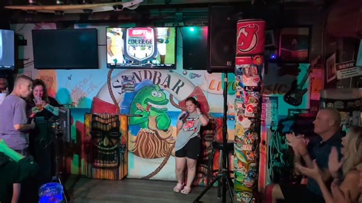 130K views · 5.2K reactions | Sarah. We should all be like Sarah. No care in the World. Happy. Having fun. Never judging. Happy to be alive. Tonight she helped at our ABC meet and greet. Worked hard play hard. All she wanted was to sing Karaoke. She got her wish. No fear. Jumped up there and did her thing. So confident. So fun. We are so proud. Happy with the young lady she has become. Inspiration to me. Inspiration everyday! | Mike's Weather Page | Facebook