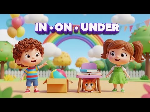 IN ON UNDER Song for Kids | Prepositions Song | Learn Position Words | Hip Hop TV