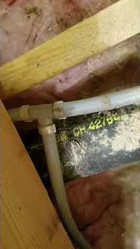 Easy Polybutylene to Pex water supply line conversion. Episode 3