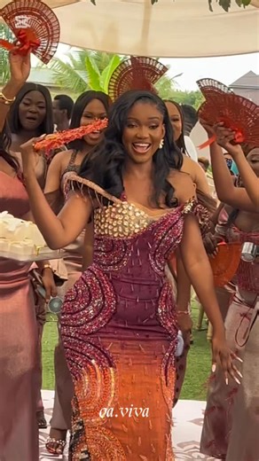 𝐁𝐑𝐈𝐃𝐀𝐋𝐒 and 𝐌𝐈𝐋𝐋𝐈𝐍𝐄𝐑𝐘 on Instagram: "What a joyful way to begin 2026. Congratulations Pethuelnia🧡 Bridal fan @oa.viva Bouquet @oa.viva Bridesmaids flower @oa.viva #RingtheBellwithJeff26 #JP26 ‎ ‎Groom : @chevy_chase_collection ‎Bride : @_pethuelnia_bell ‎ ‎Production Team ‎Coordination : @plan_with_george ‎Reception venue : @thelasvegasgh ‎Traditional Wedding Decor: @patsey_events ‎Church Wedding Decor: @patsey_events ‎Bidal Room decor : @patsey_events ‎Photo Booth : @wilhem_ren