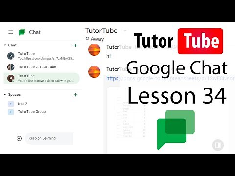 Google Chat Tutorial - Lesson 34 - Turn Group chat into a Space