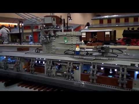LEGO German WWII U-boat submarine - Brickworld Chicago 2013