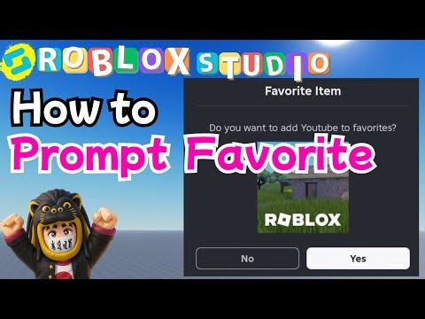 How to Prompt Favorite in Roblox Studio🎮💗