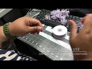 How to Make Pull String Bows | Curvey Crafts Nyc