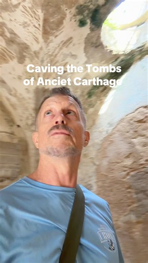 Caving the tombs of Ancient Carthage, Tunisia #rawtravel #ancienthistory #carthage
